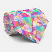 Cravate Géométrie colorée (Roulé)