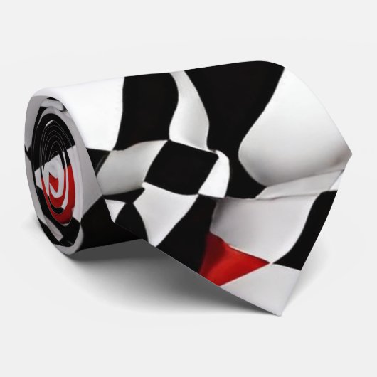 Cravate géométrique (Roulé)