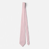 Cravate Géométrique, abstraite, rose, pastel, polygonale, (Devant)