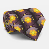 Cravate géométrique de style marocain (Roulé)