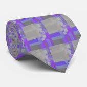 cravate géométrique Lillac (Roulé)