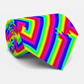 Cravate géométrique psychédélique de motif de (Roulé)