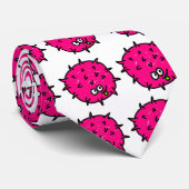 Cravate Germe rose (Roulé)