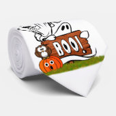Cravate Ghosts et Pals amicaux - BOO! (Roulé)