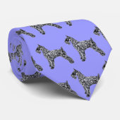 Cravate Giant Schnauzer (Roulé)