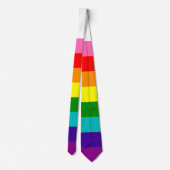 Cravate Gilbert Baker Pride drapeau arc-en-ciel LGBT (Dos)