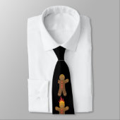 Cravate Gingerbreadmen drôle (Attaché)