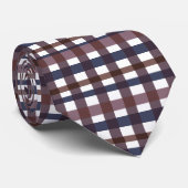 Cravate Gingham à carreaux colorés de Buffalo (Roulé)