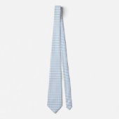 Cravate Gingham Bleu Ciel (Devant)