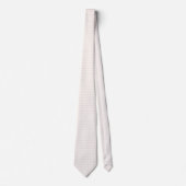Cravate Gingham floral blanc et champagne rose pâle (Devant)