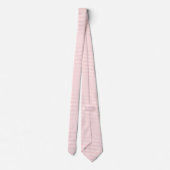 Cravate Gingham Rose Pâle (Dos)