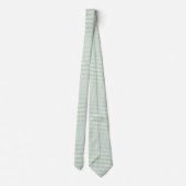Cravate Gingham Vert Sauge (Dos)