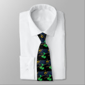 Cravate "Gingko " (Attaché)
