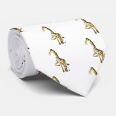 Cravate Girafe brillante (Roulé)