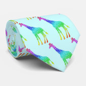 Cravate Girafe colorée (Roulé)