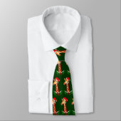 Cravate Girafe de Noël (Attaché)