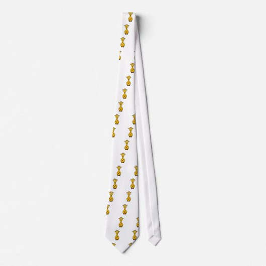 Cravate Girafe mignonne Clipart de bande dessinée (Devant)