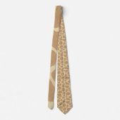 Cravate Giraffe, motif en peau d'animal, motif du désert (Dos)