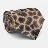 Cravate Giraffe Skin Pattern Neck Tie (Roulé)
