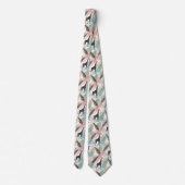 Cravate Giraffe Whimsical Polka Dot Motif - Pastel (Dos)