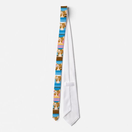 Cravate Gizmo | Motif comique mignon (Dos)