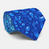 Cravate Glace Sur Métal Bleu (Roulé)