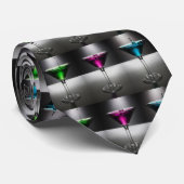 Cravate Glaces Martini (Roulé)