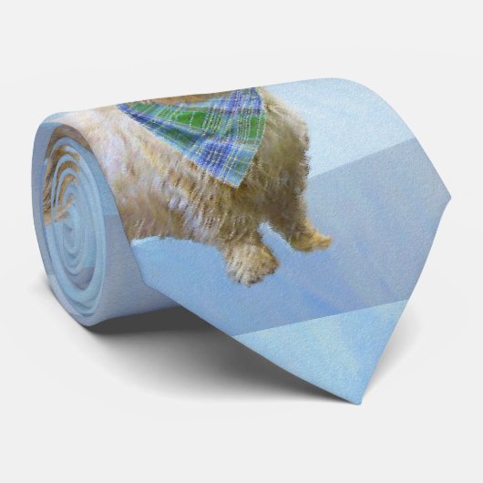 Cravate Glen of Imaal Terrier Peinture - Art original Chie (Roulé)