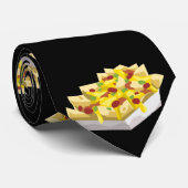 Cravate Glitch Nachos affamés de nourriture (Roulé)