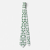 Cravate Glitter Four Leaf Clovers (Devant)