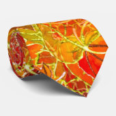 Cravate Glittery Fall Maple Feuilles (Roulé)