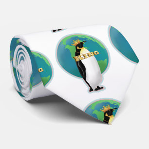 Cravate Globe du roi Penguin