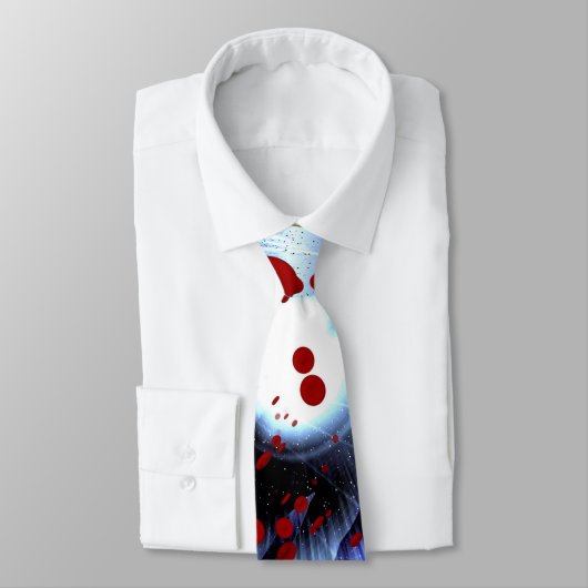 Cravate Globules sanguins (Attaché)