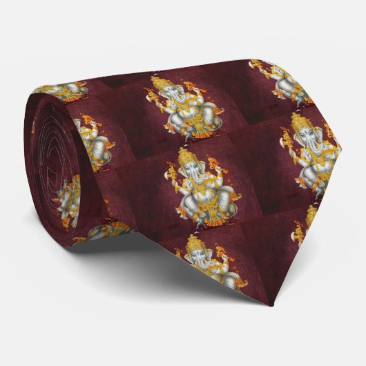 Cravate Gloire de Ganesh (Roulé)