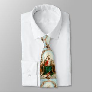 Cravate glory to jesus and mary