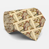 Cravate Gloucestershire Comté Angleterre Ancienne carte An (Roulé)