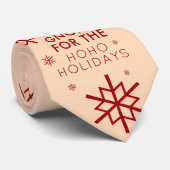 Cravate Gnome de Noël Hygge pour les fêtes de neige (Roulé)