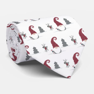 Cravate Gnome et Reindeer Scandinavian Tomte design