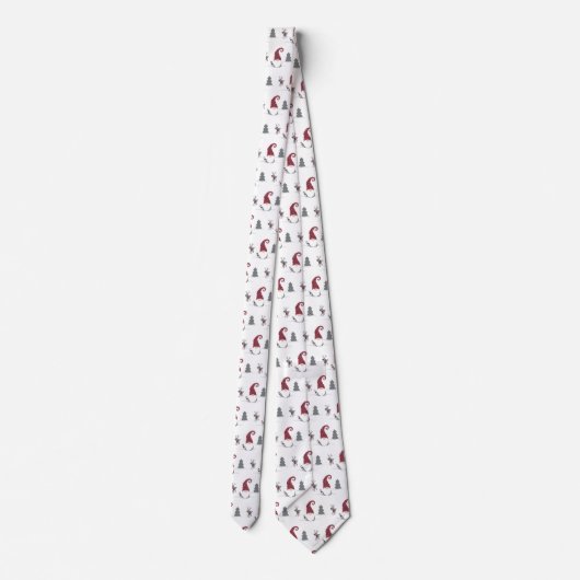 Cravate Gnome et Reindeer Scandinavian Tomte design (Dos)