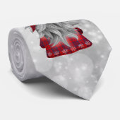 Cravate Gnome Jour De Noël Plaid (Roulé)