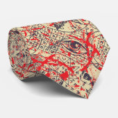 Cravate Goat Splatter (Roulé)