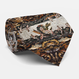 CRAVATE GODDESS DE MER THALASSA, DRAGON DE SERPINS, DOLPHI