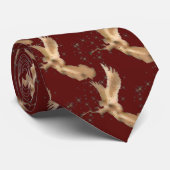 Cravate Gold Angels Trumpet Étoiles de Noël Sky (Roulé)