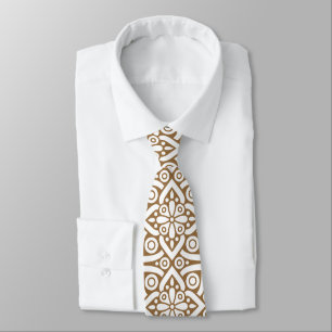 Cravate gold  arabic pattern