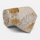 Cravate Gold Cowhide Print Metallic (Roulé)