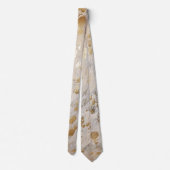 Cravate Gold Cowhide Print Metallic (Dos)