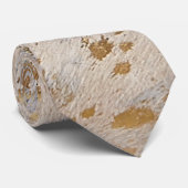 Cravate Gold Cowhide Print Metallic (Roulé)