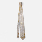 Cravate Gold Cowhide Print Metallic (Dos)