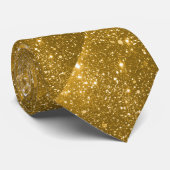 Cravate Gold Sparkle (Roulé)