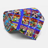 Cravate Golden Age Adventure Comic Couvertures, Crimes Des (Roulé)